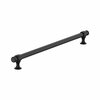 Amerock Winsome 18 inch 457mm Center-to-Center Matte Black Appliance Pull BP54066FB